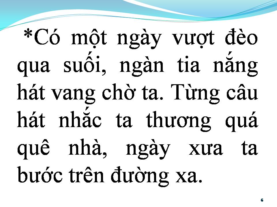 Lời bài hát VỀ QUÊ CŨ