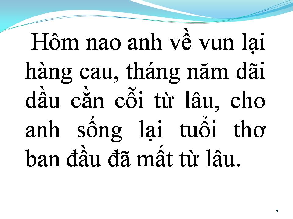 Lời bài hát VỀ QUÊ NGOẠI