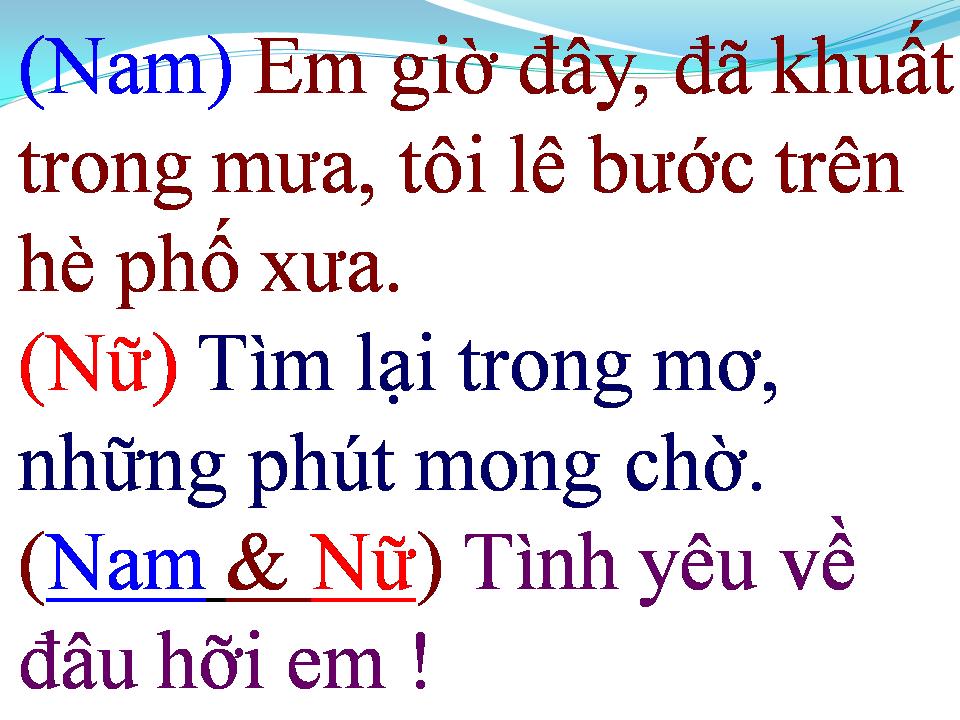 Lời bài hát VẾT CHÂN THỜI GIAN