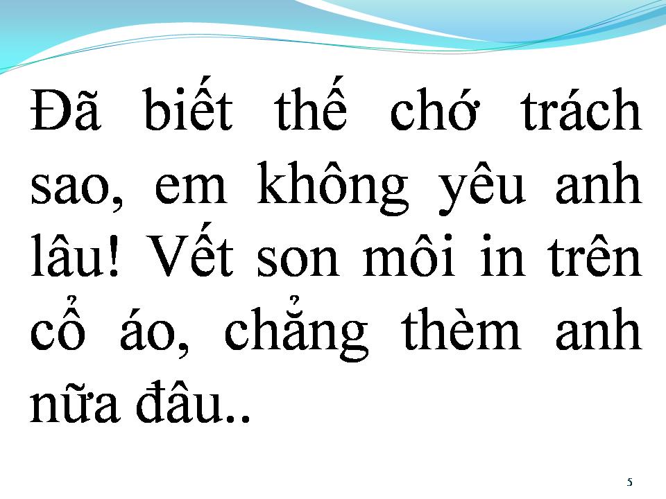 Lời bài hát VẾT SON TRÊN ÁO