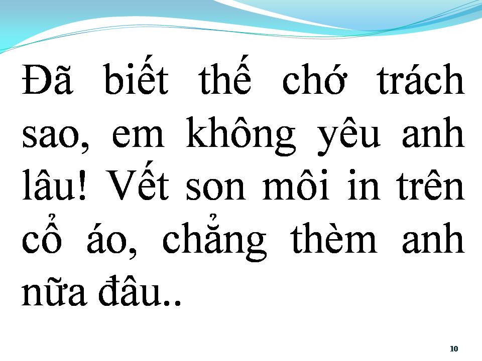 Lời bài hát VẾT SON TRÊN ÁO