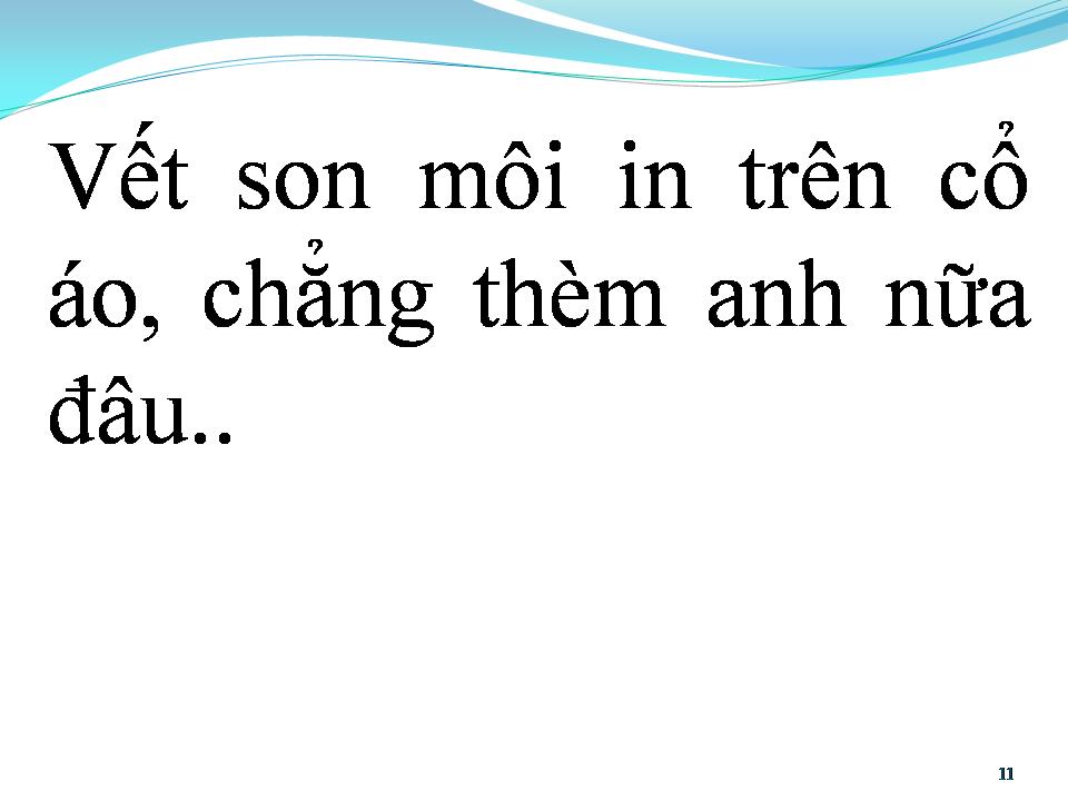 Lời bài hát VẾT SON TRÊN ÁO