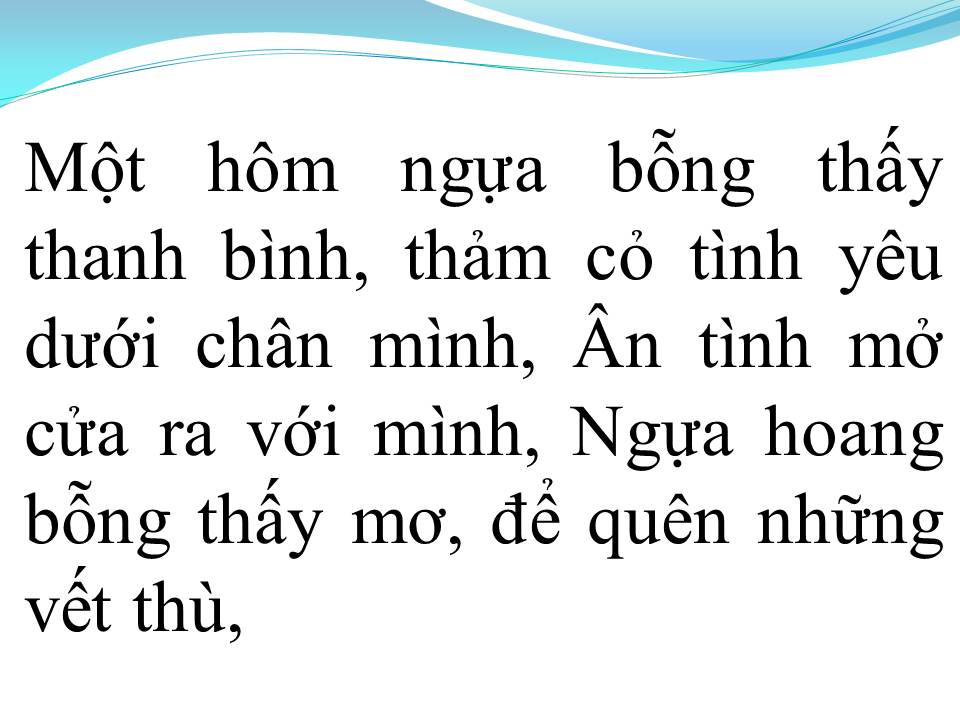 Lời bài hát VẾT THÙ TRÊN LƯNG NGỰA HOANG