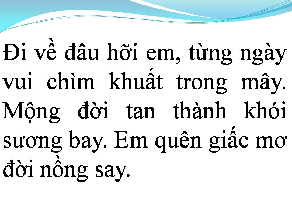 Lời bài hát VẾT THƯƠNG CỦA ĐỜI EM