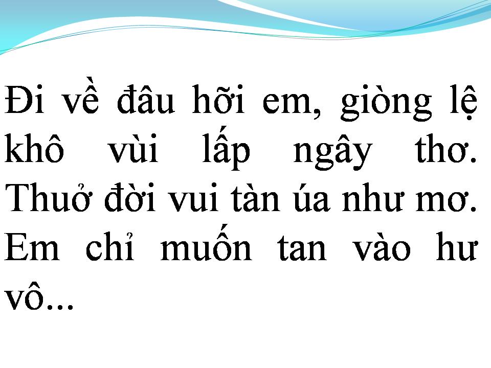 Lời bài hát VẾT THƯƠNG CỦA ĐỜI EM