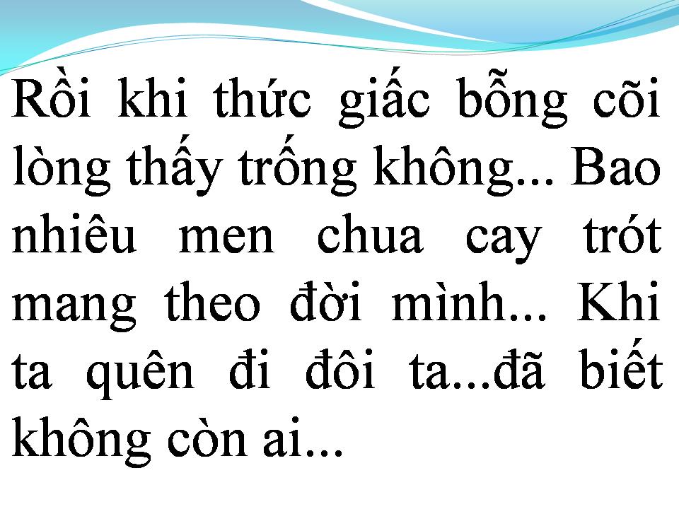 Lời bài hát VẾT THƯƠNG LÒNG