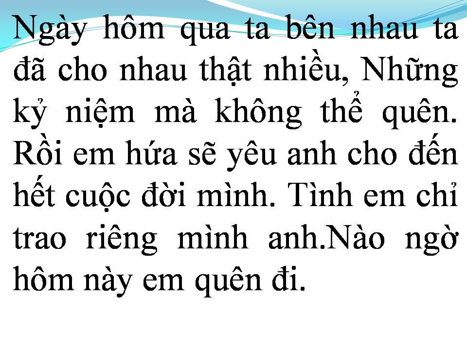 Lời bài hát VÌ AI EM RA ĐI