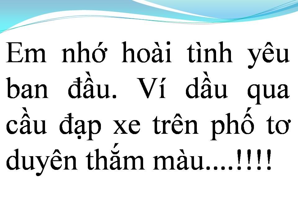 Lời bài hát VÍ DẦU QUA CẦU ĐẠP XE