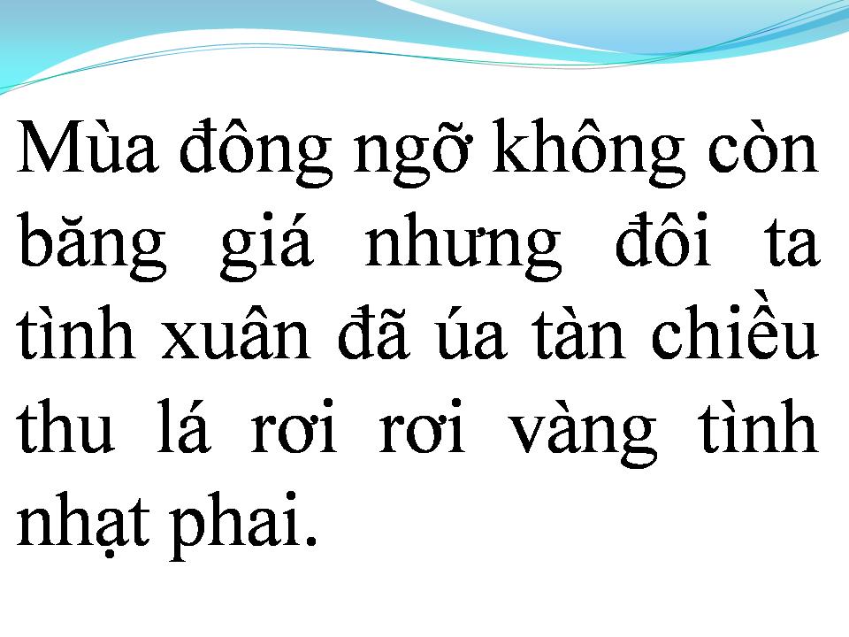 Lời bài hát VỊ ĐẮNG TÌNH YÊU