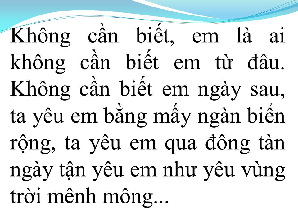 Lời bài hát VÌ ĐÓ LÀ EM