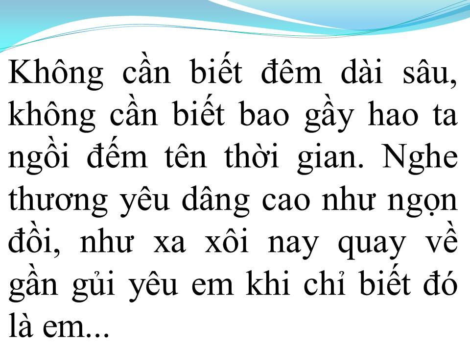 Lời bài hát VÌ ĐÓ LÀ EM