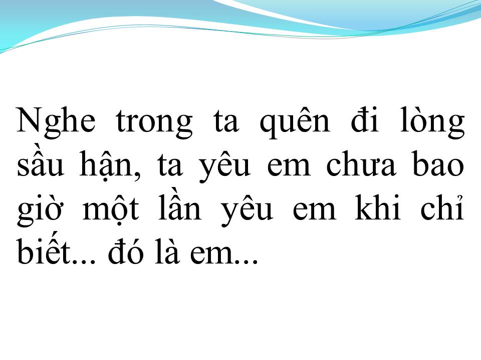 Lời bài hát VÌ ĐÓ LÀ EM