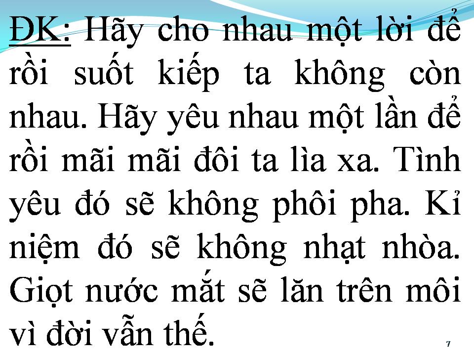 Lời bài hát VÌ ĐỜI VẪN THẾ