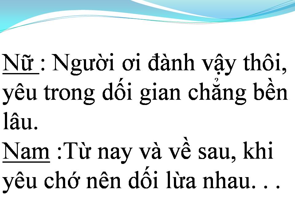 Lời bài hát VÌ EM DỐI GIAN