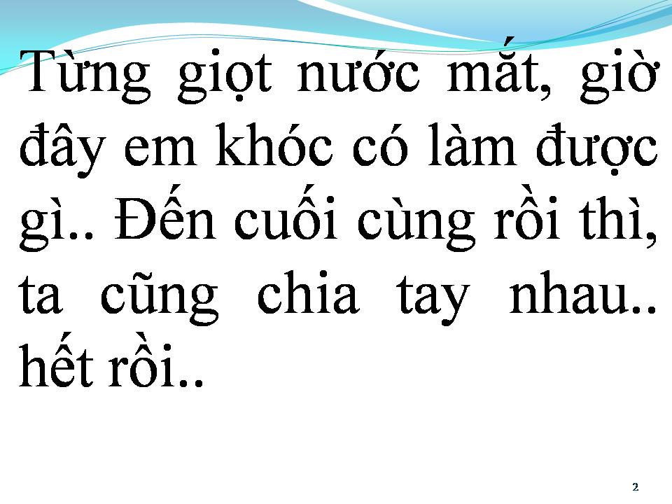 Lời bài hát VÌ EM YÊU ANH