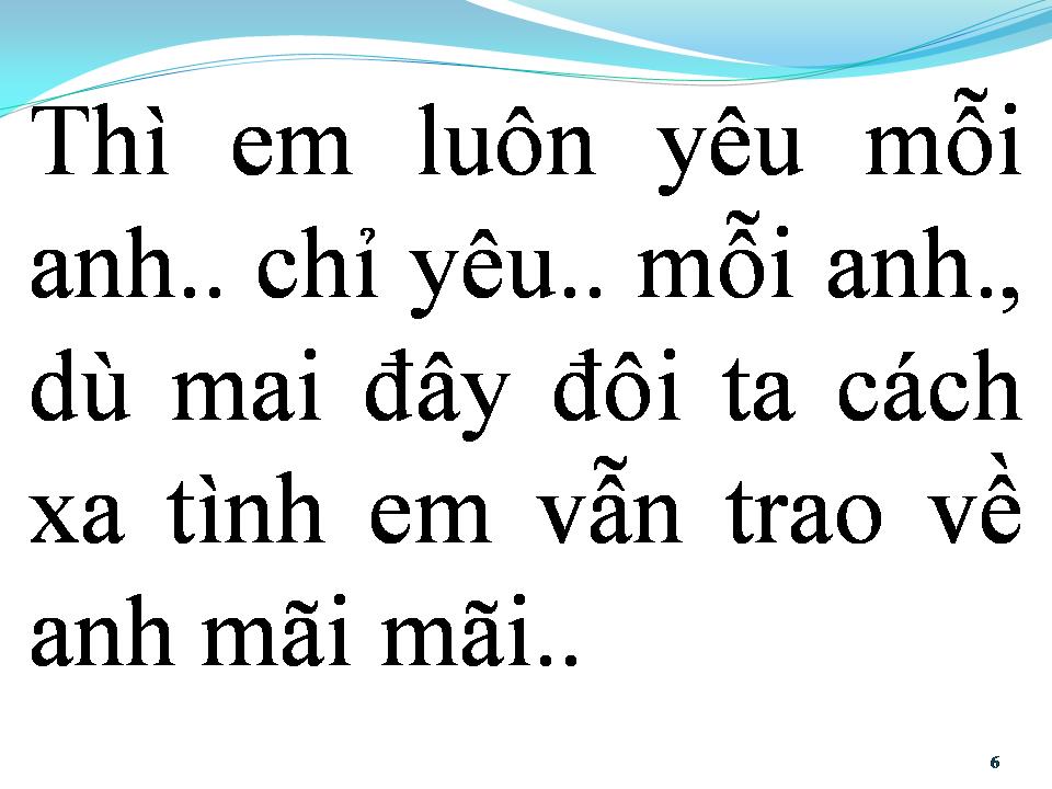 Lời bài hát VÌ EM YÊU ANH