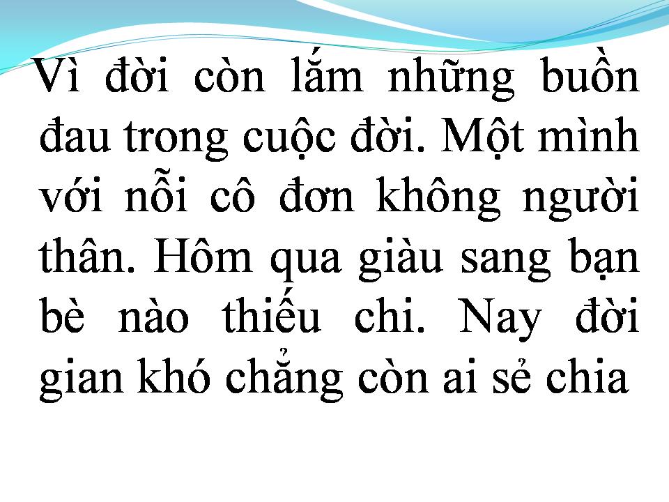 Lời bài hát VÌ NGHÈO TÔI MẤT EM 