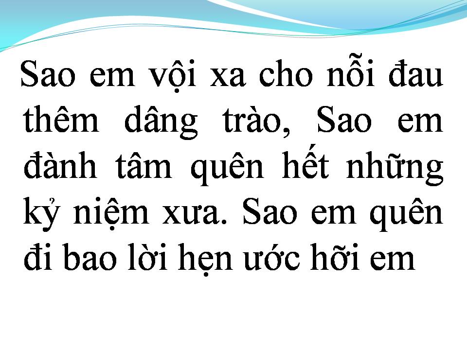 Lời bài hát VÌ NGHÈO TÔI MẤT EM 