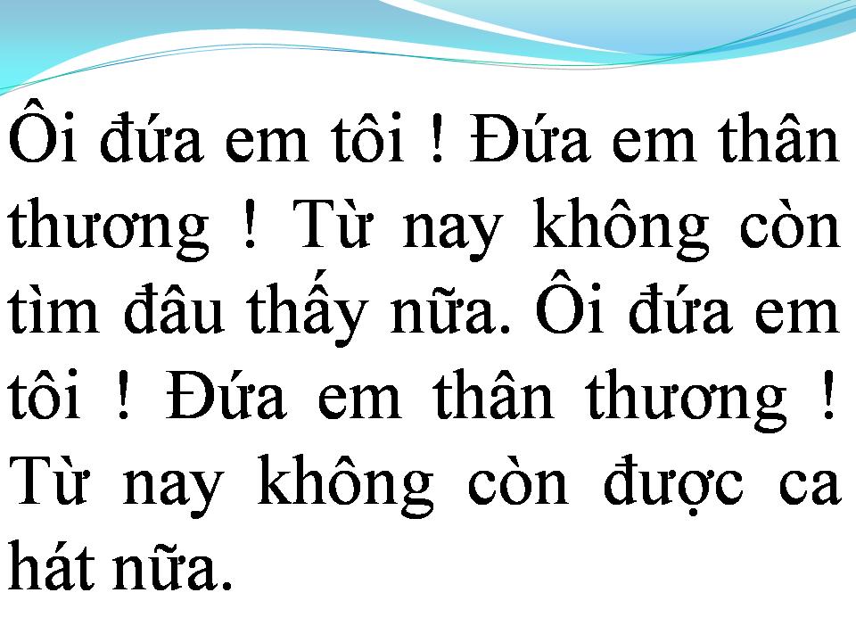 Lời bài hát VÌ SAO EM CHẾT