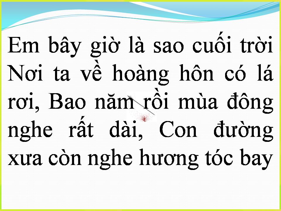 Lời bài hát VÌ SAO LẺ LOI