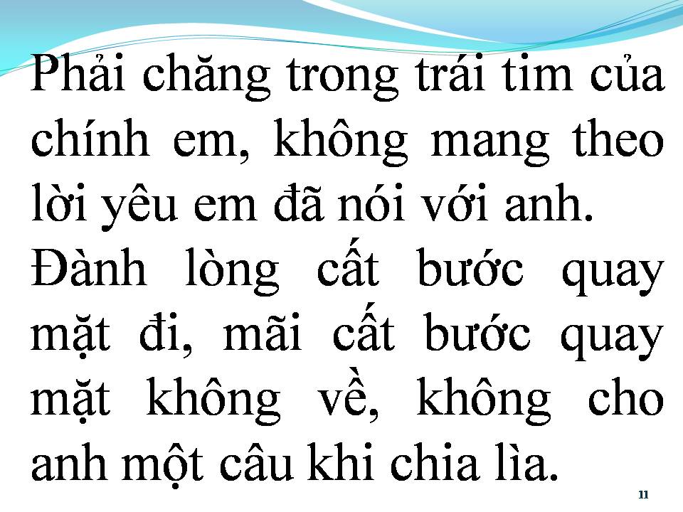 Lời bài hát VÌ SAO THẾ
