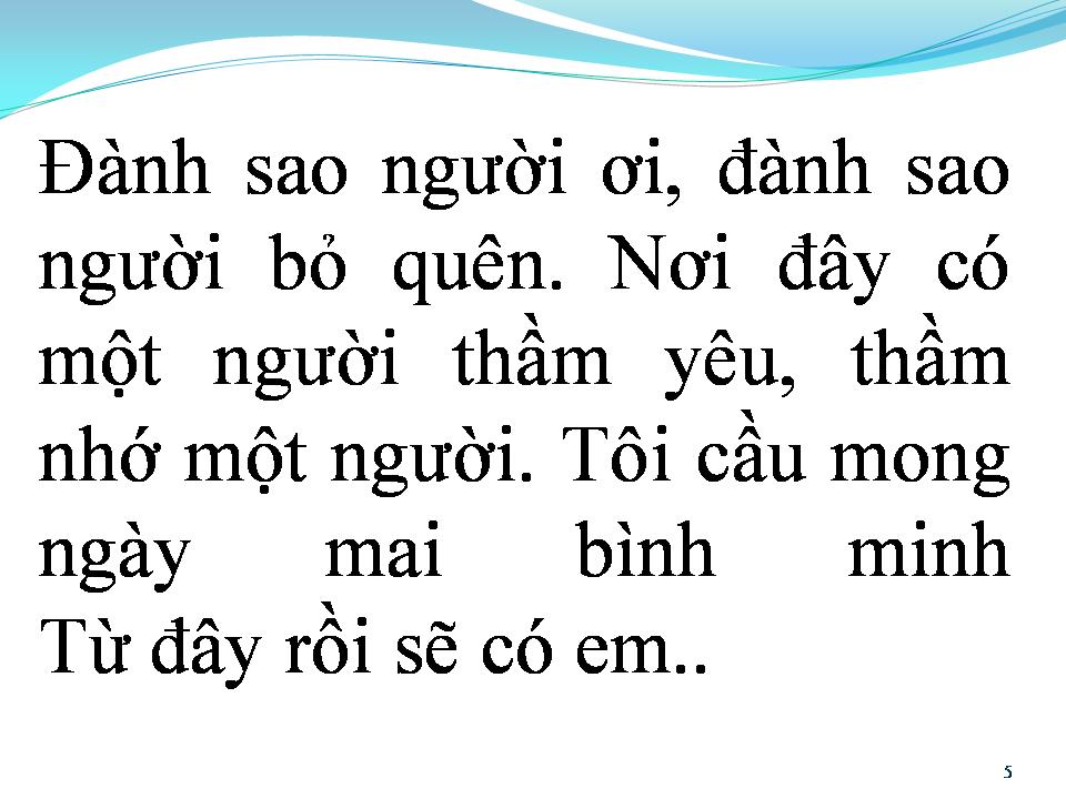 Lời bài hát VÌ SAO TRONG LÒNG TÔI