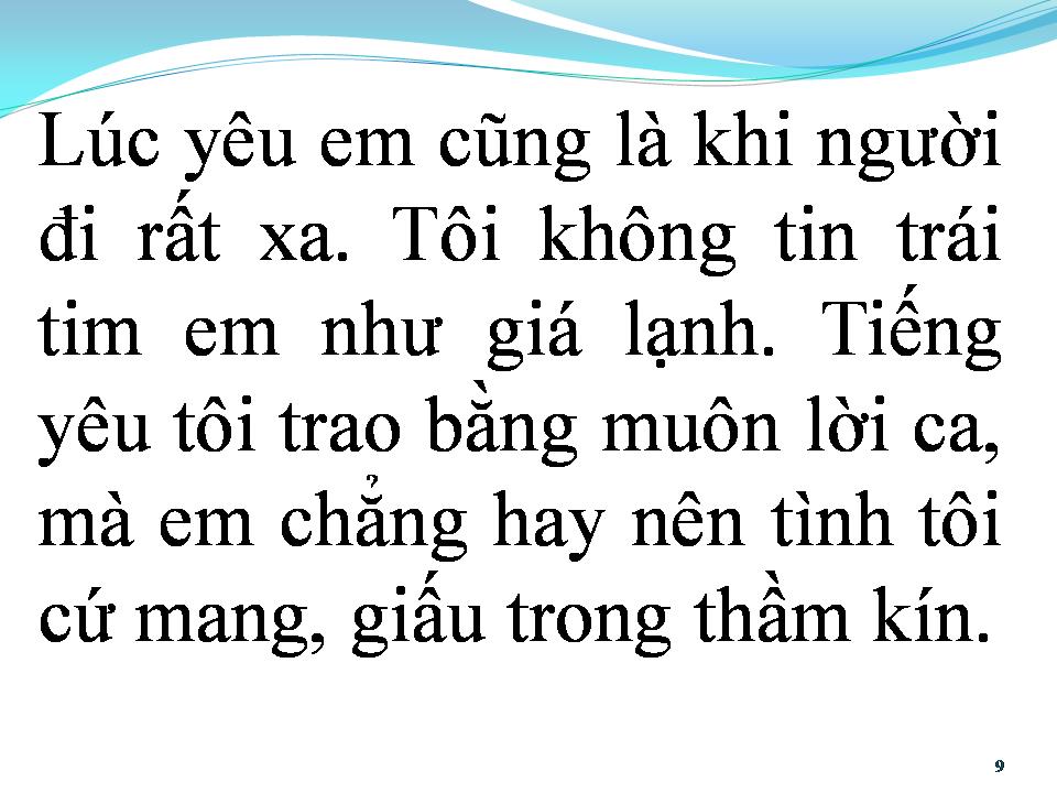Lời bài hát VÌ SAO TRONG LÒNG TÔI