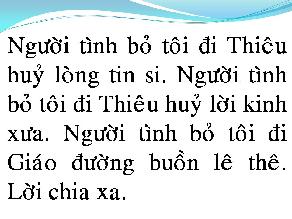 Lời bài hát VÌ TÔI LÀ LINH MỤC