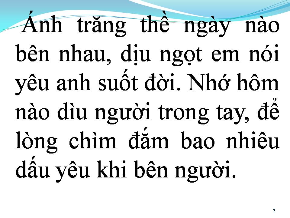 Lời bài hát VỊ TRÍ NÀO CHO ANH