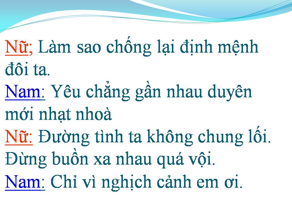 Lời bài hát VÌ TRONG NGHỊCH CẢNH