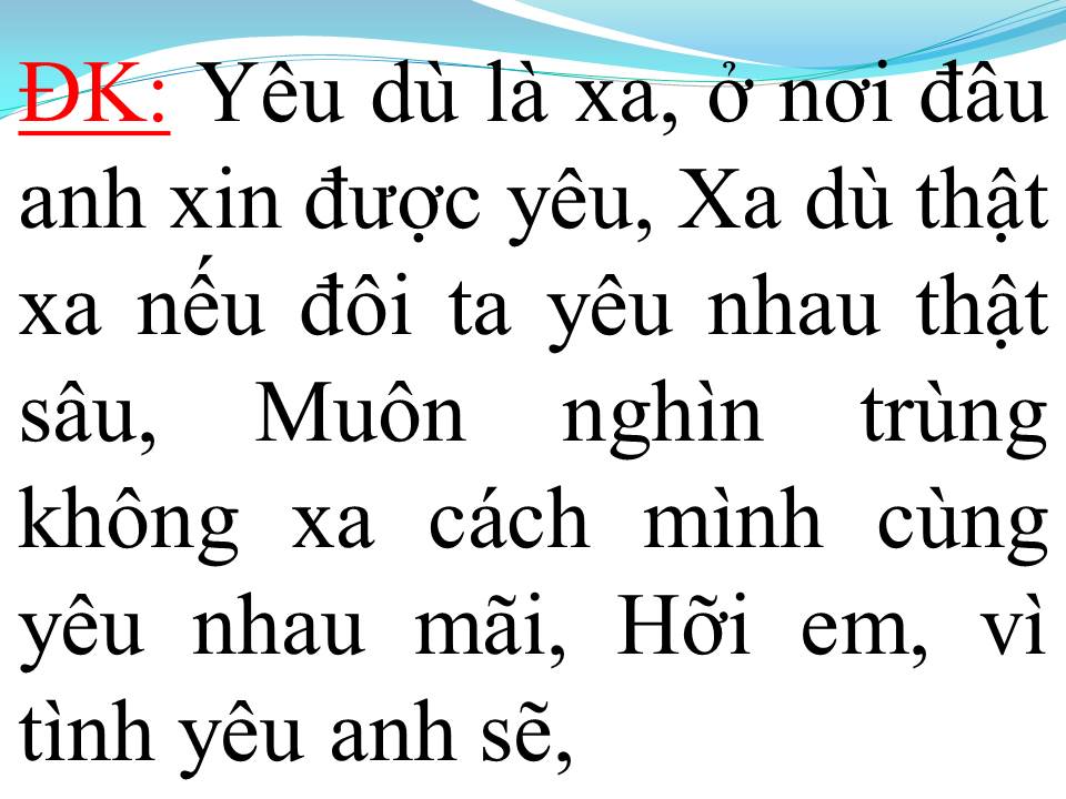 Lời bài hát VÌ YÊU