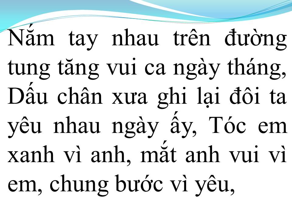 Lời bài hát VÌ YÊU