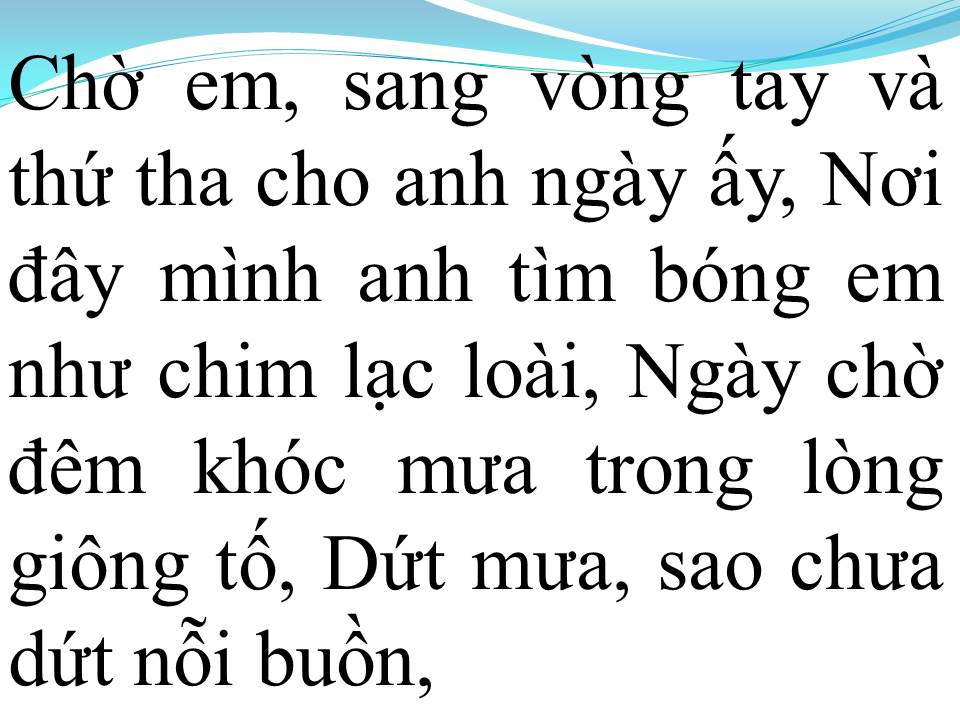 Lời bài hát VÌ YÊU
