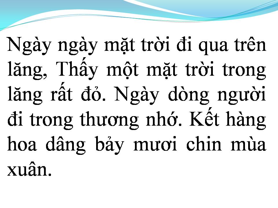 Lời bài hát VIẾNG LĂNG BÁC