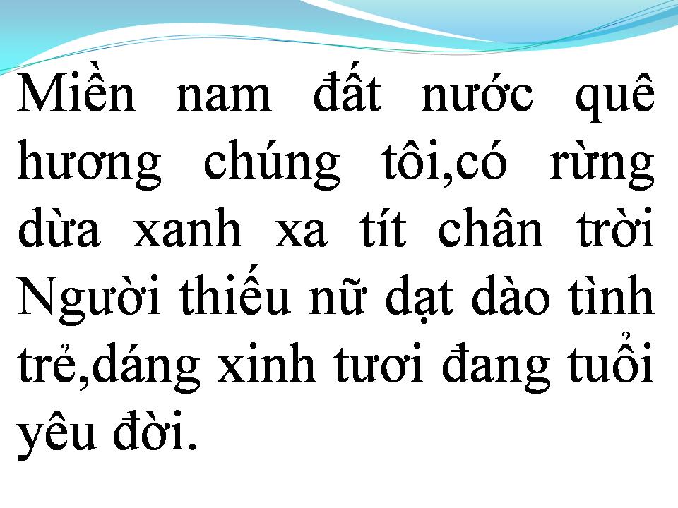 Lời bài hát VIỆT NAM QUÊ HƯƠNG TÔI