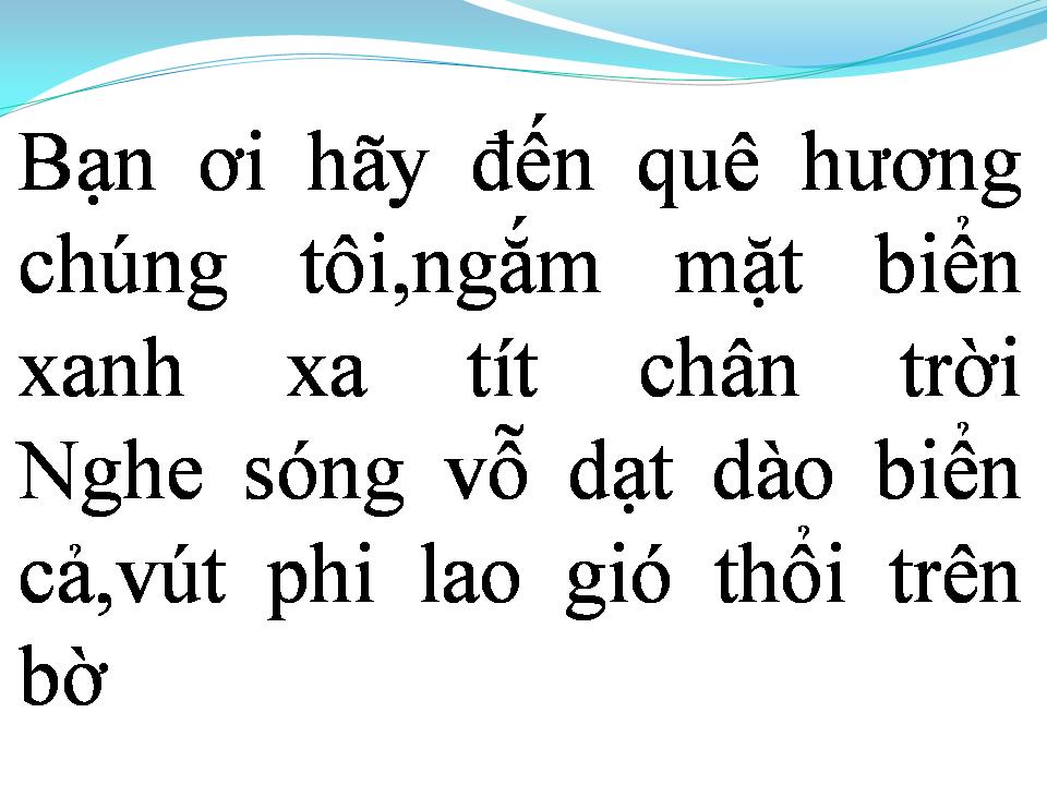 Lời bài hát VIỆT NAM QUÊ HƯƠNG TÔI