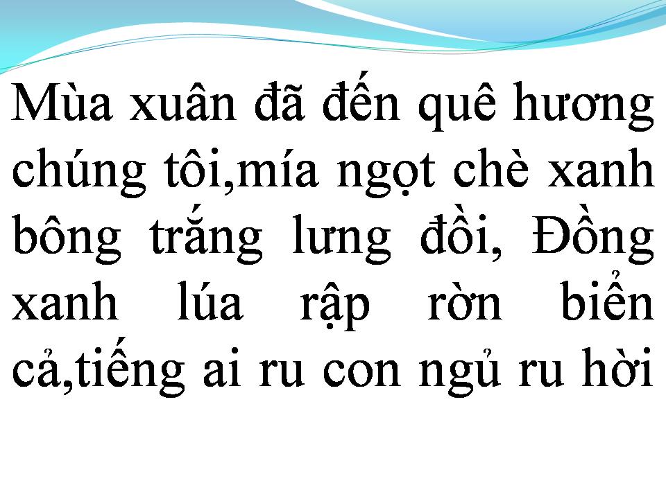 Lời bài hát VIỆT NAM QUÊ HƯƠNG TÔI