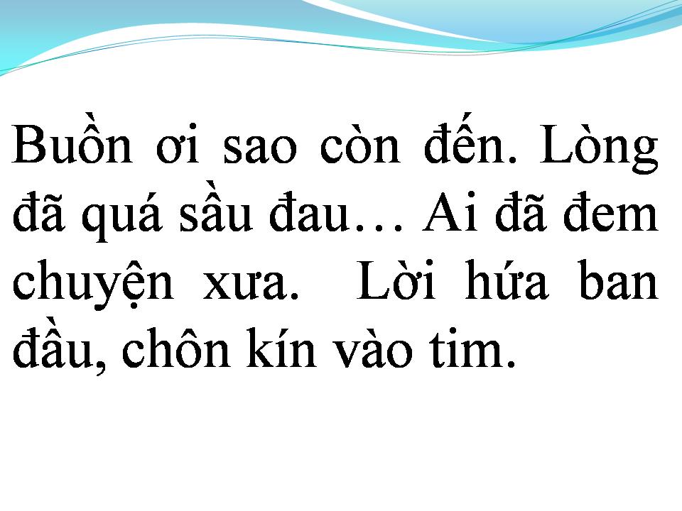 Lời bài hát VĨNH BIỆT