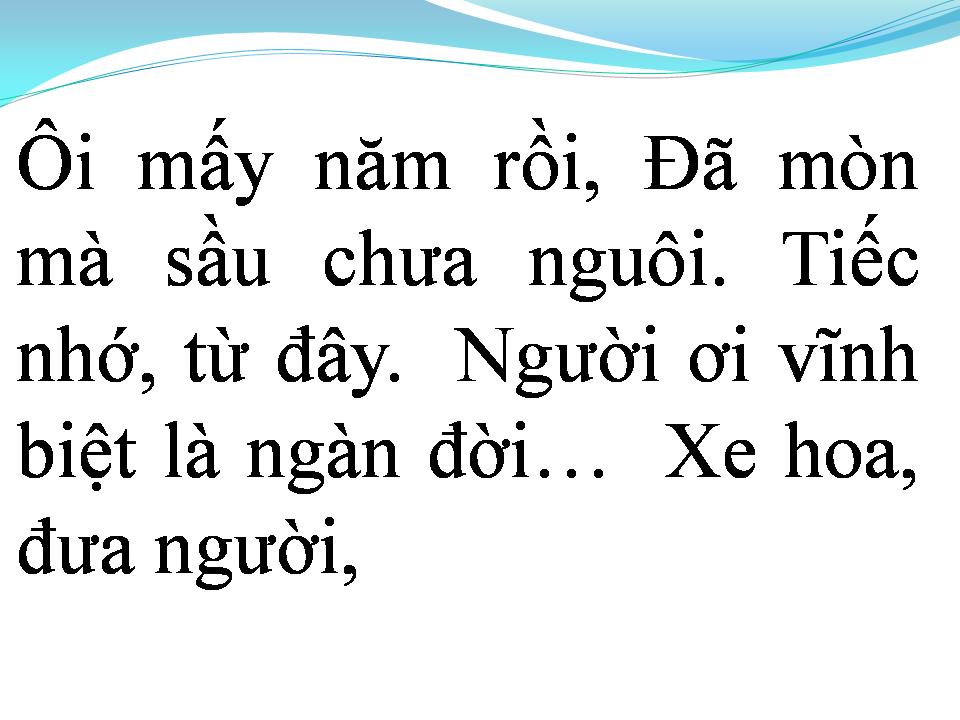 Lời bài hát VĨNH BIỆT