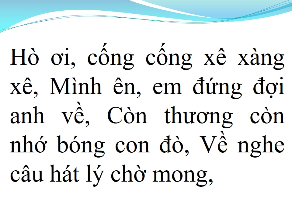 Lời bài hát VỌNG CỔ BUỒN