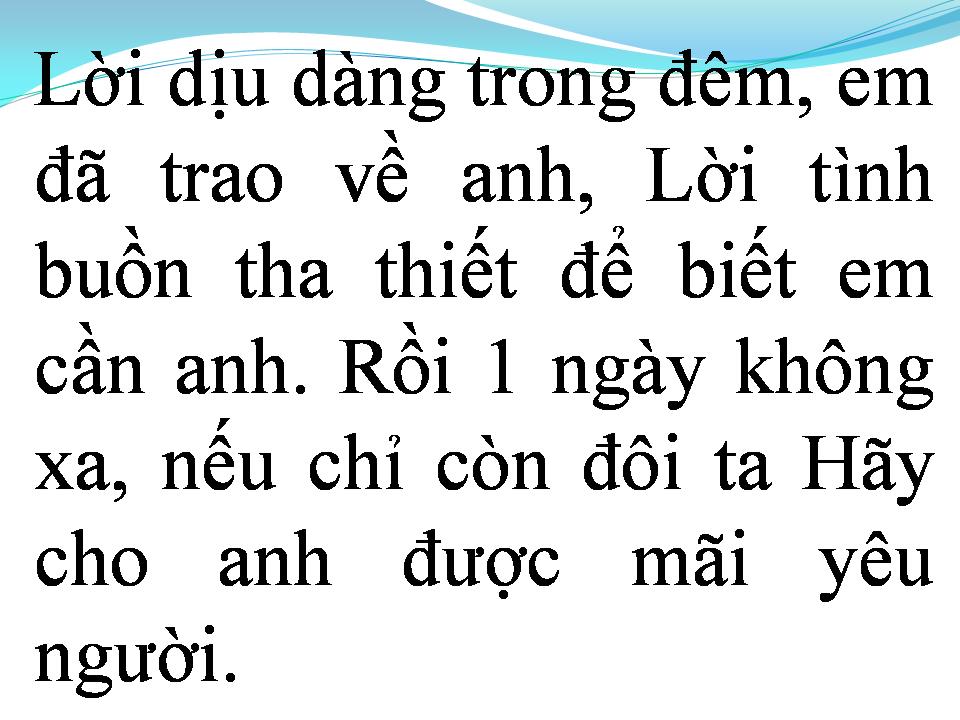 Lời bài hát VÒNG TAY ẤM