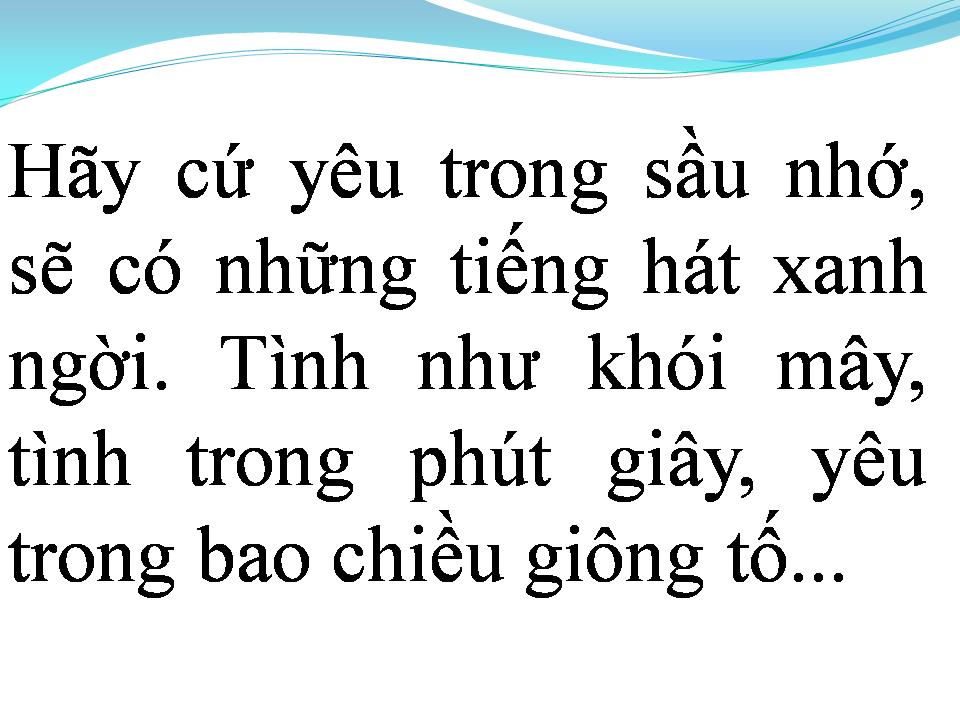 Lời bài hát VÒNG TAY NGƯỜI ẤY
