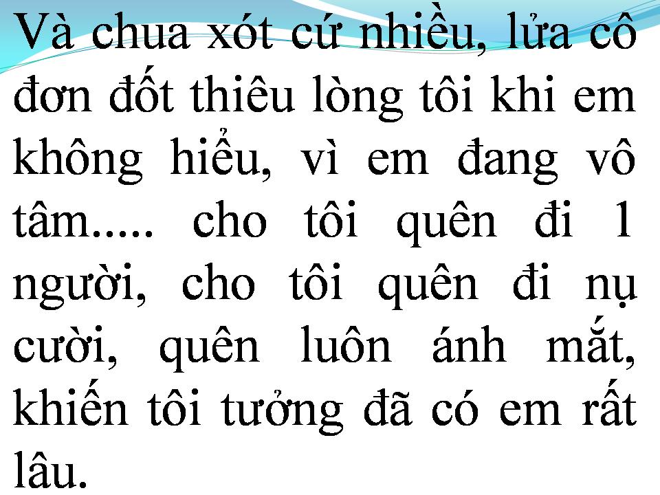 Lời bài hát VÔ TÂM      