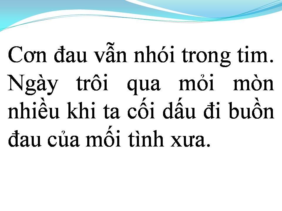 Lời bài hát VÔ TÌNH