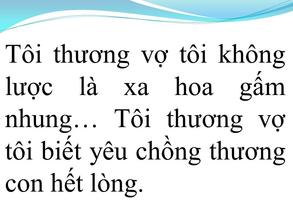 Lời bài hát VỢ TÔI