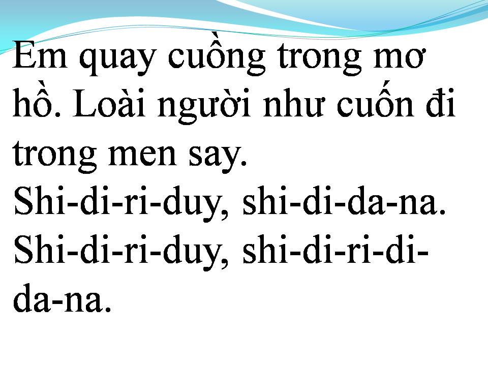 Lời bài hát VŨ ĐIỆU HOANG DÃ