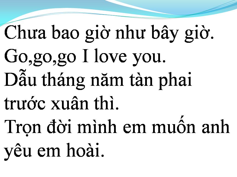 Lời bài hát VŨ ĐIỆU HOANG DÃ