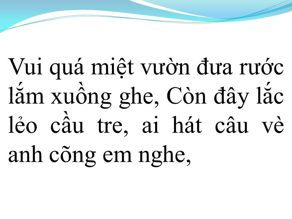 Lời bài hát VUI TẾT MIỆT VƯỜN