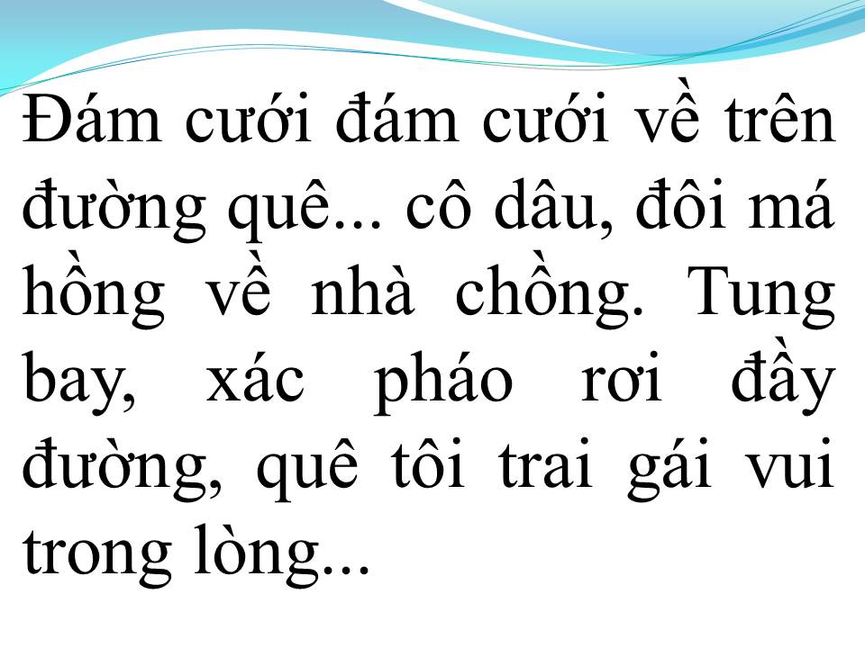 Lời bài hát VUI TRONG NGÀY CƯỚI