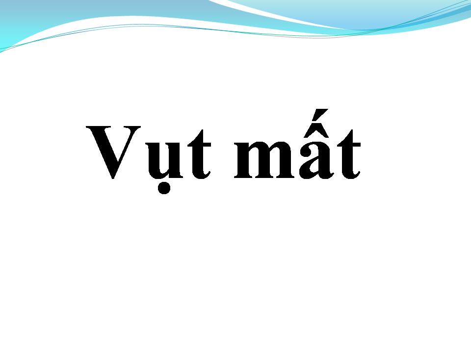 Lời bài hát VỤT MẤT